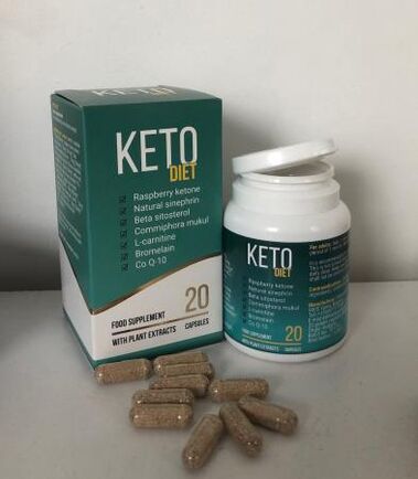 photo de capsules Keto Diet, expérience de la prise du produit